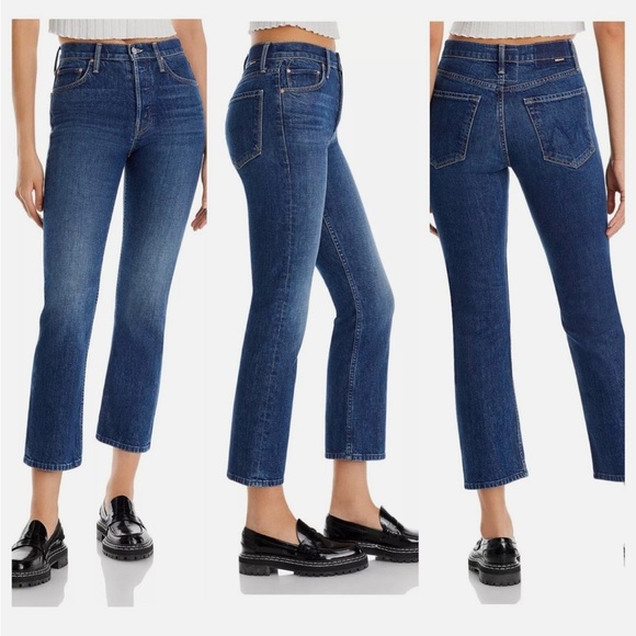 Mother Superior The Tomcat Ankle Jeans in Cannonball Wash Button Fly 25 - Picture 5 of 9